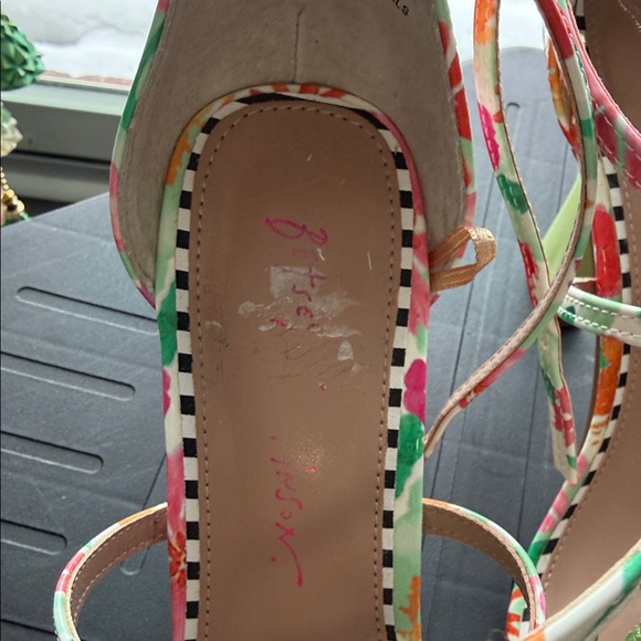 Betsy Johnson Floral Strappy Sandals - Picture 3 of 10